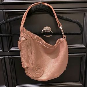 Fendi Selleria Oyster 🦪 Bag 💼 in Metallic Pink💞